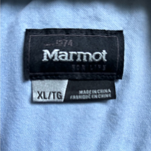 WOMENS MARMOT WOVEN GRAY STRIPE BUTTON DOWN COLLARED FLANNEL SHIRT SIZE XL - Picture 6 of 10